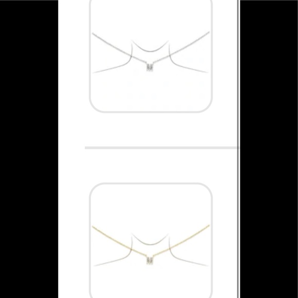 ✨🤍Gold Initial Pendants & Necklace’s ⛓💗🧿 - Picture 4 of 6
